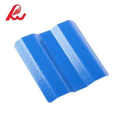 China best roofing tile factory different color PVC plastic tile ASA PVC roofing tile