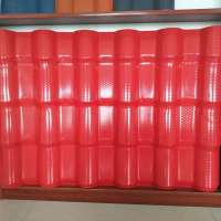 Corrugated tile type PMMA + pvc roofing tiles